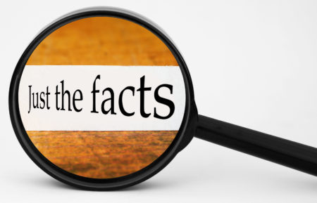 Just the Facts looking glass